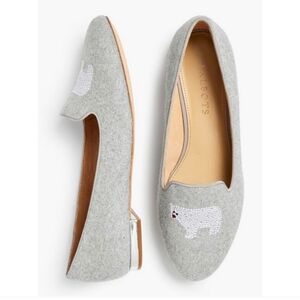 Talbots | Ryan Polar Bear Gray Loafers Size 9